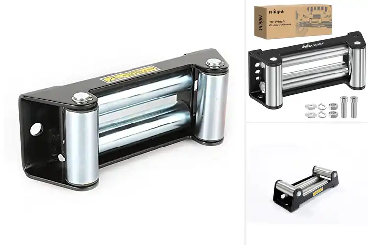 Detailed view of Best 10 Inch Winch Rollers: Smooth & Safe Winching Made Easy