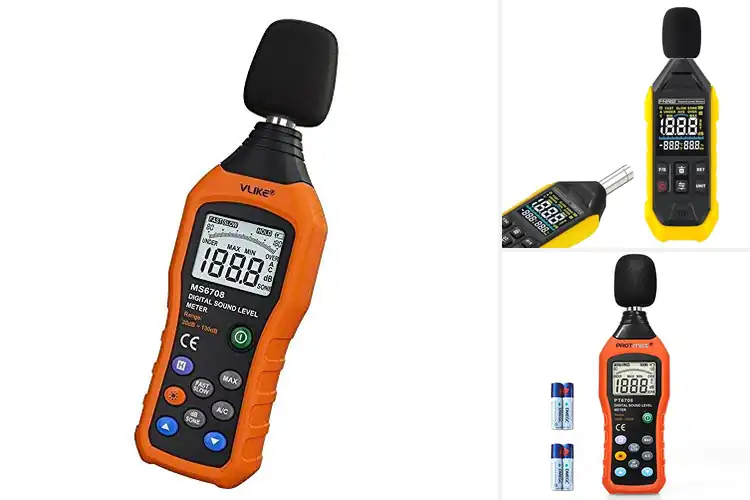 Detailed view of Best Handheld Sound Level Meter With Anti-Drop Design