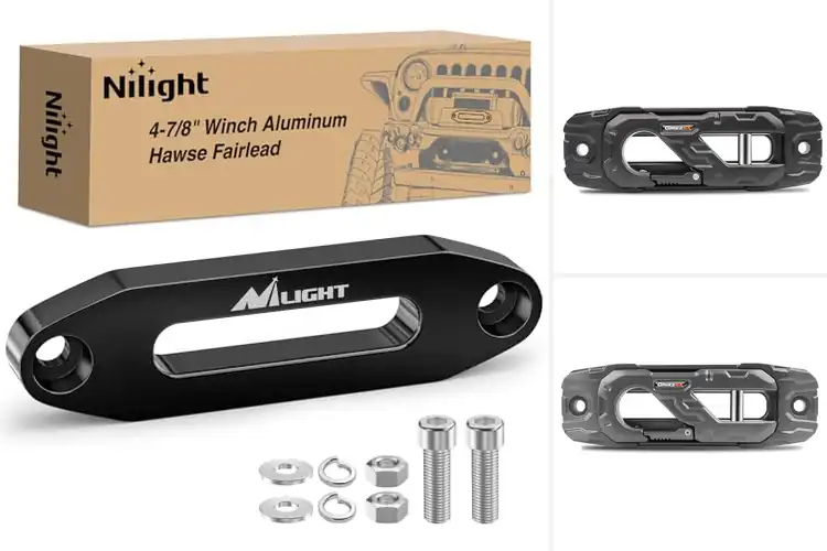 Detailed view of Best Off Road Winch Fairleads