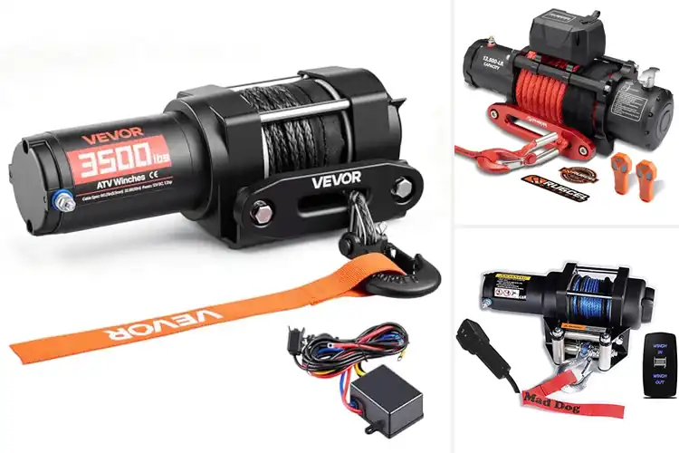 Detailed view of Best Outdoor Winch Components