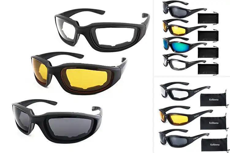 Detailed view of Best Padded Riding Glasses