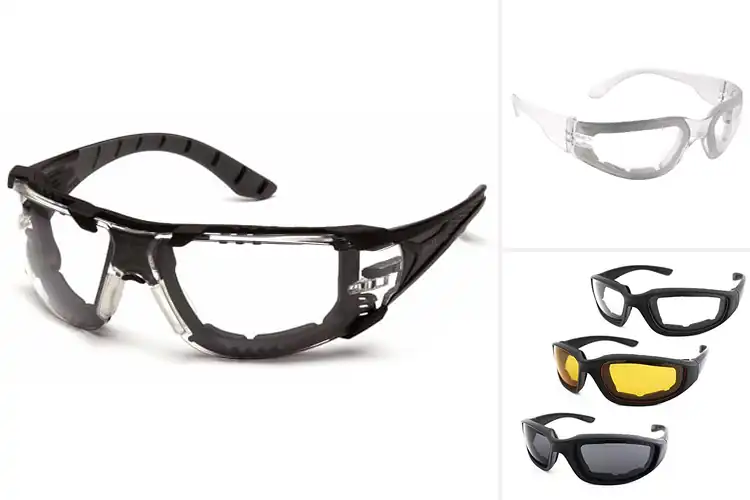 Detailed view of Best Padded Safety Glasses