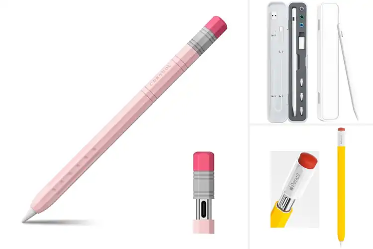 Detailed view of Best Pencil Charging Support Case For iPad USB-C