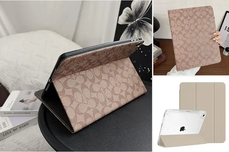 Detailed view of Best PU Leather Exterior iPad Case