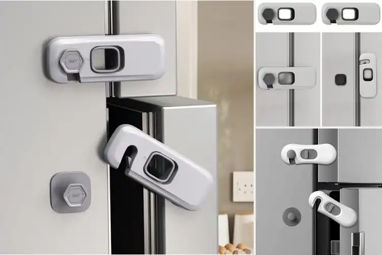 Detailed view of Best Refrigerator Door Locks For Child Safety
