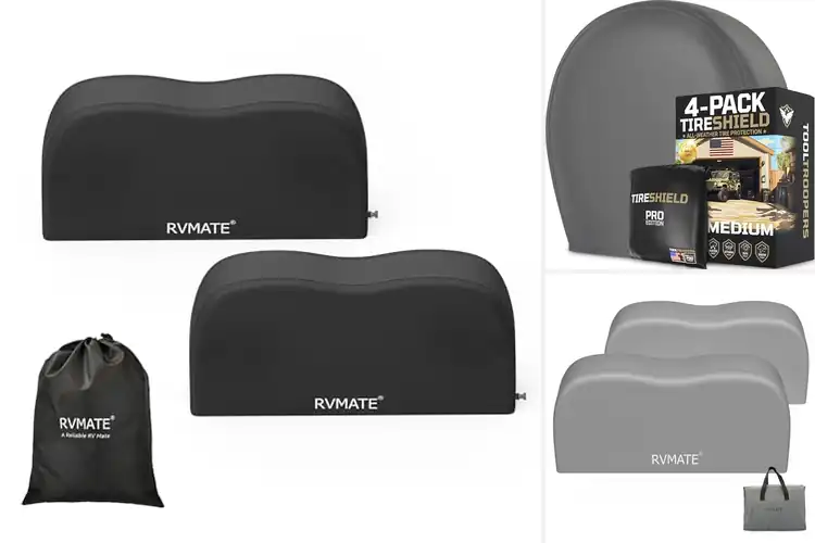 Detailed view of Best RV Tire Covers