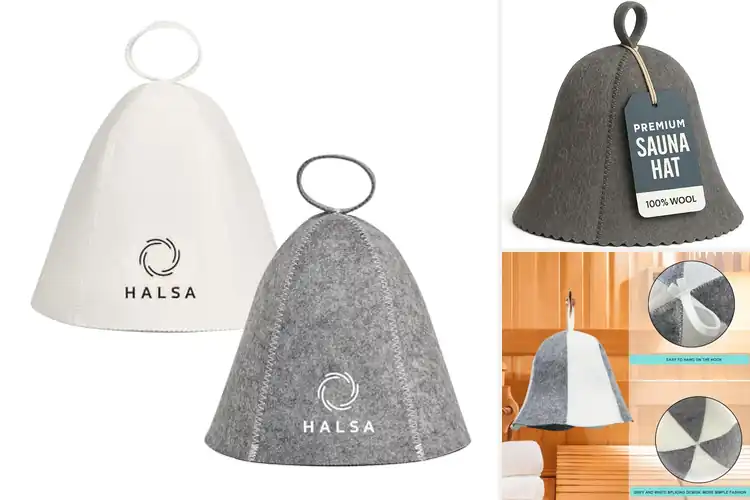 Detailed view of Best Sauna Hats for Cool, Comfy Heat Protection