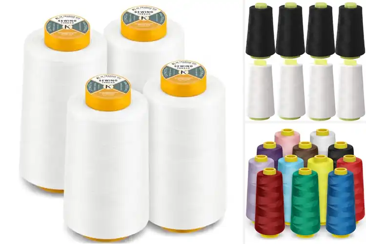 Detailed view of Best Serger Threads for Smooth, Clean Stitching