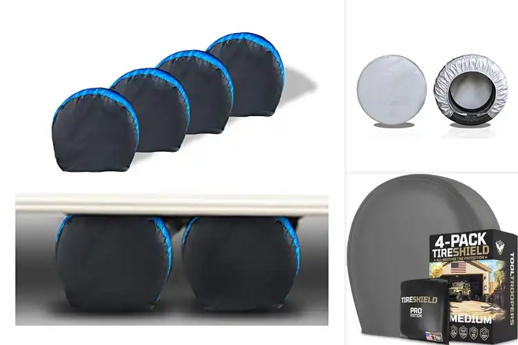 Detailed view of Best Snowproof Tire Covers