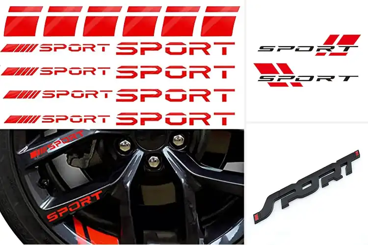 Detailed view of Best Sports Car Decals