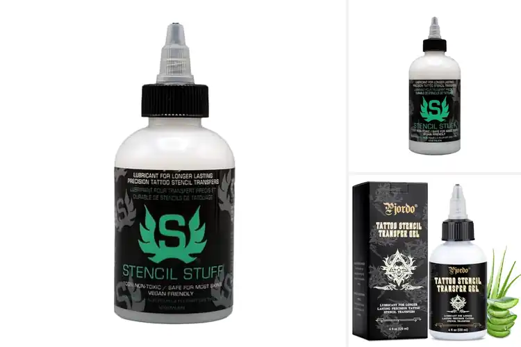 Detailed view of Best Stencil Transfer Gels