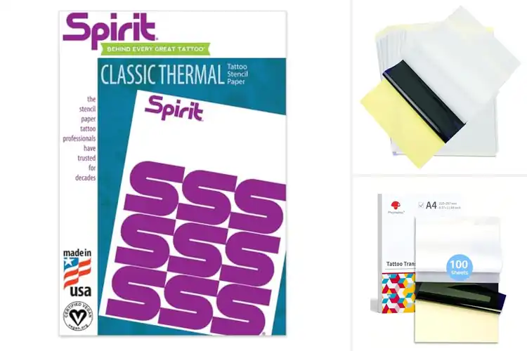 Detailed view of Best Thermal Tattoo Papers for Sharp, Clean Stencils