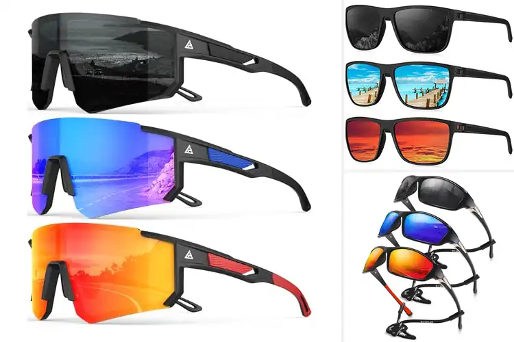 Detailed view of Best UV400 Polarized Sunglasses
