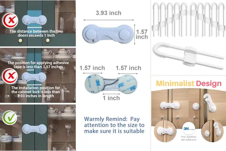 Detailed view of Best Wardrobe Locks For Children